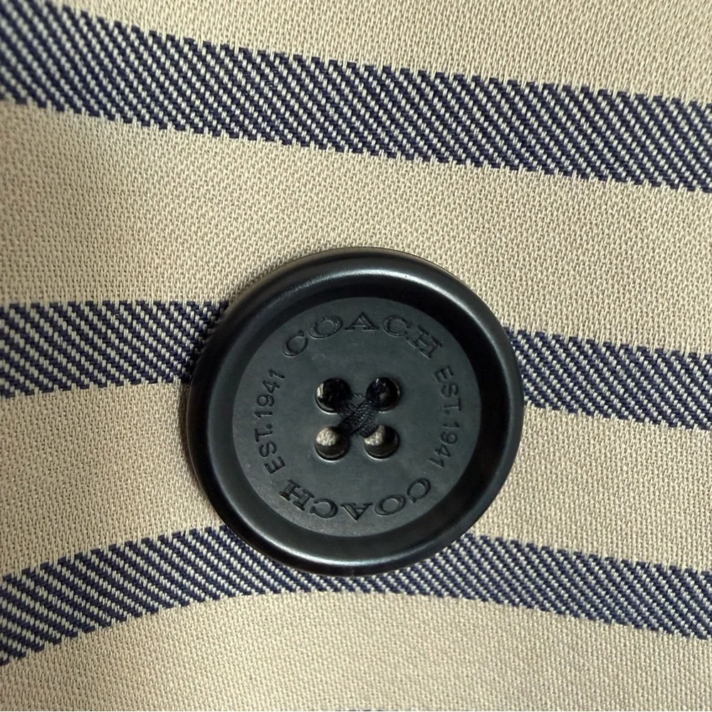 Coach Factory Stripe Short Trench - Picture 3 of 13
